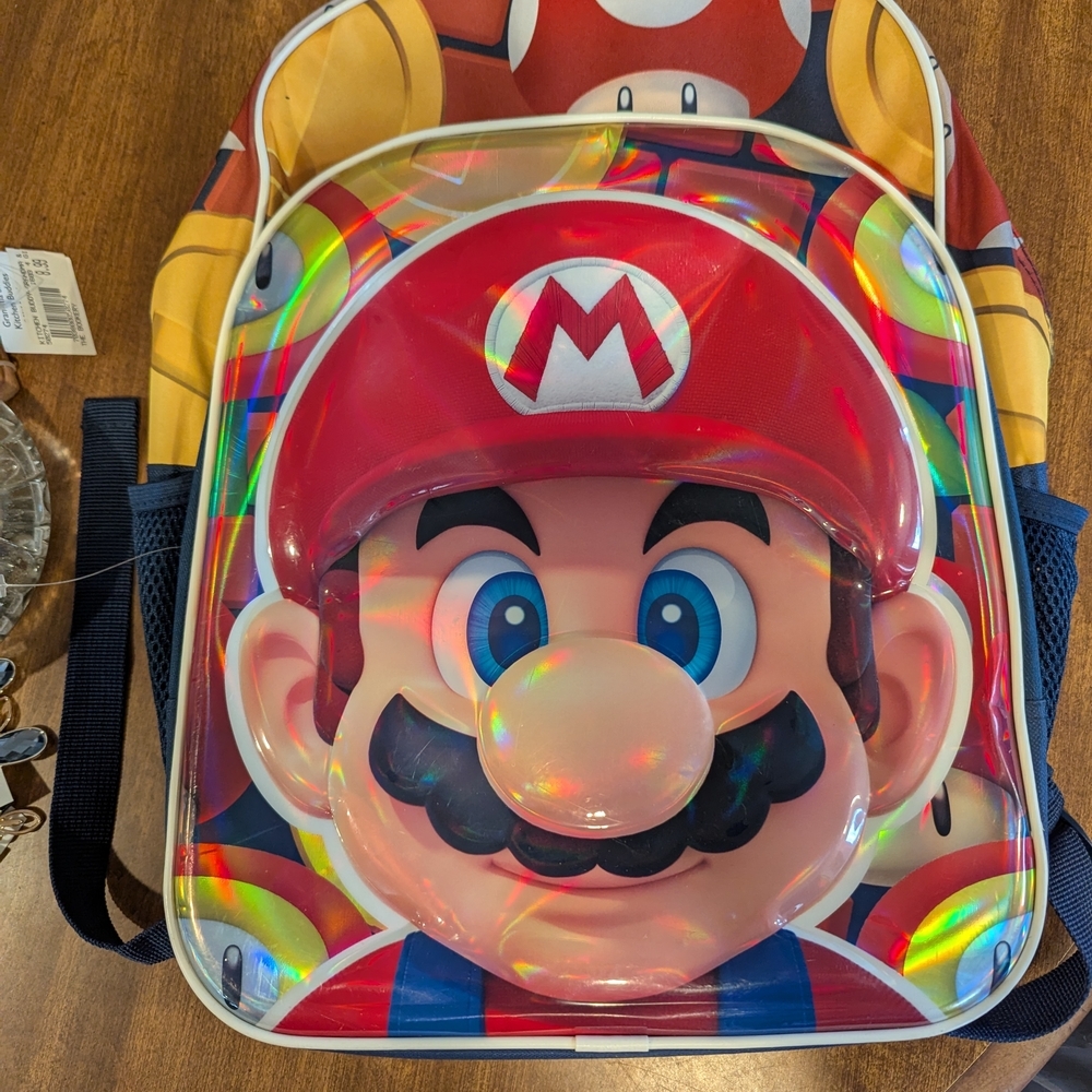 Nintendo Mario Kids Backpack - Red and Blue‎